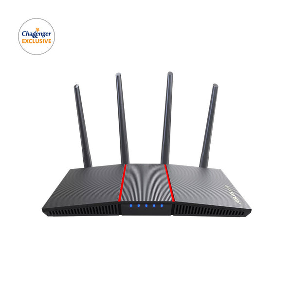 Challenger Exclusive] Asus RT-AX3000P AX3000 Dual Band Wi-Fi 6