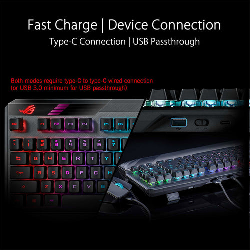 Asus ROG Claymore II Wireless Gaming Keyboard (RX Blue)