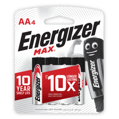 Energizer E91BP4 AA Max Alkaline (4PCS)