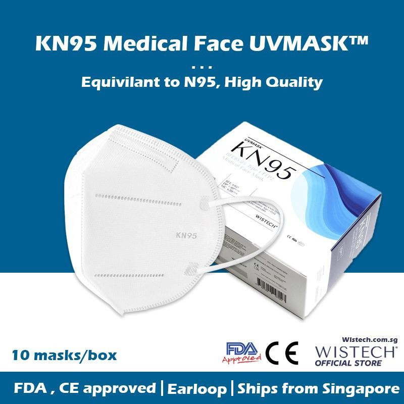 Wistech KN95 UVMASK Medical Face Mask 10pcs/box