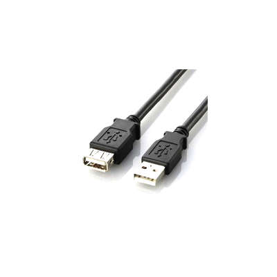Elecom [3.0M] USB 2.0 Extension Cable (Black)