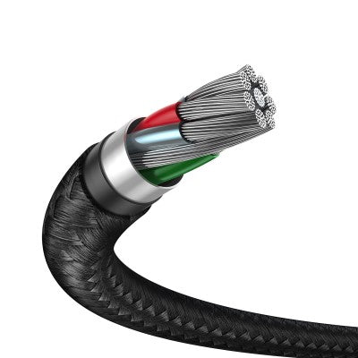 Baseus CADKLF-D0G Cafule Cable USB3.0 to Micro-B 2A 1m (Dark gray)