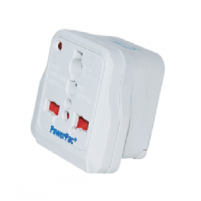 PowerPac PT13 Travel Adapter - 3 Pin