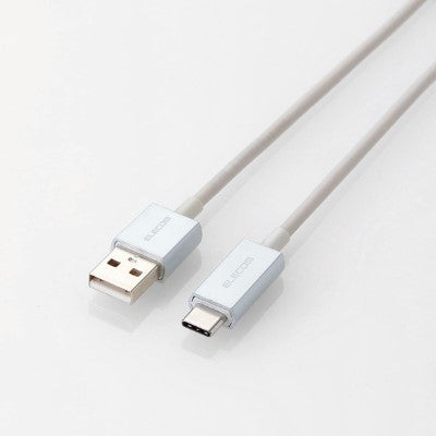 Elecom MPA-FACCL12 CL- 1.2m USB (A-C) Cable (Silver)