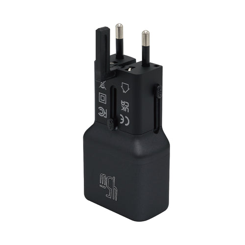 Valore PD45W Universal Travel Adaptor Black (UTA-014-BK)