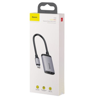 Baseus CAHUB-W0G TypeC to HDMI4K HUB &TypeC PD Charging (Grey)