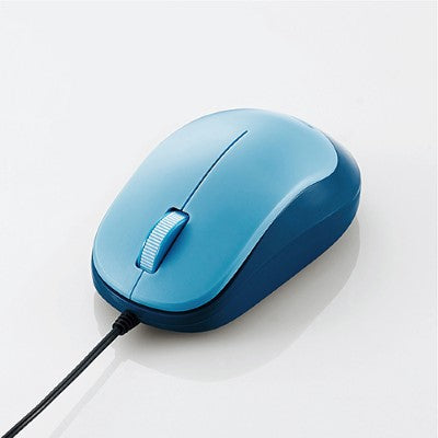 Elecom M-Y8UB BlueLED 3 Buttons Wired Mouse (Blue)