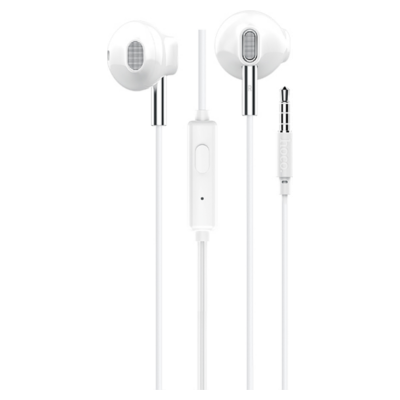 Hoco M57 Wired Earphones with Mic (White)