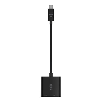 Belkin INC001btBK USB-C to Ethernet + Charge Adapter