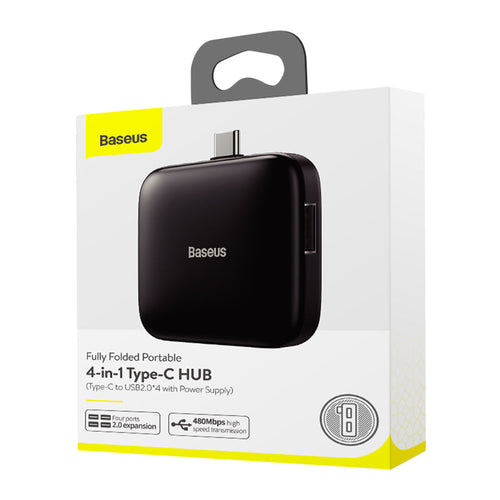 Baseus CAHUB-DW01 Portable 4in1 USB-C HUB (Black)