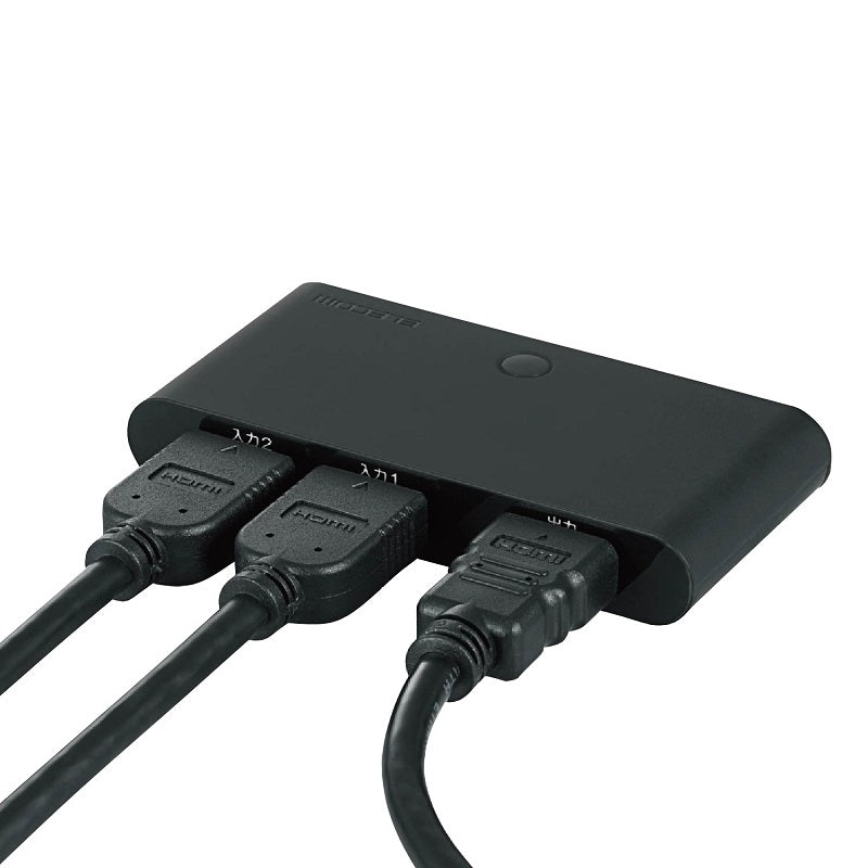 Elecom HDMI Switch (DH-SW21BK) 2 input HDMI type A (female) + 1 output HDMI type A (female)