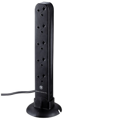 Masterplug SRGTOW102B-MPA 10 Socket Surge+LED (Black)