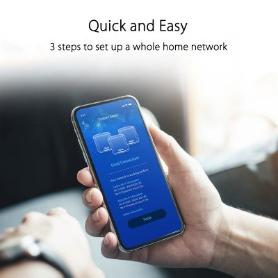 ASUS ZenWiFi AX XD4 Mini AX1800 WiFi 6 Mesh (Black) [2-Pack]