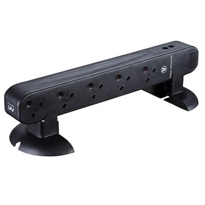Masterplug SRGTOW102B-MPA 10 Socket Surge+LED (Black)