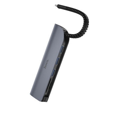 HOCO HB17 Type-C adapter (Type-C to USB3.0*3+ SD+TF)