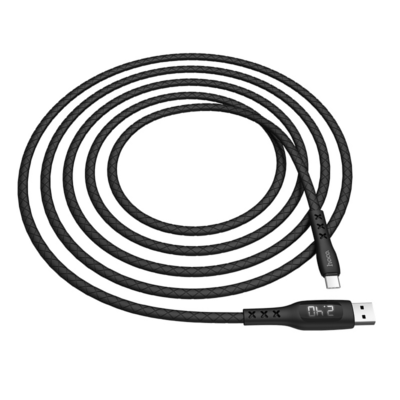 HOCO S6 USB A to Type-C Charging Cable 2.4A 1.2M (Black)
