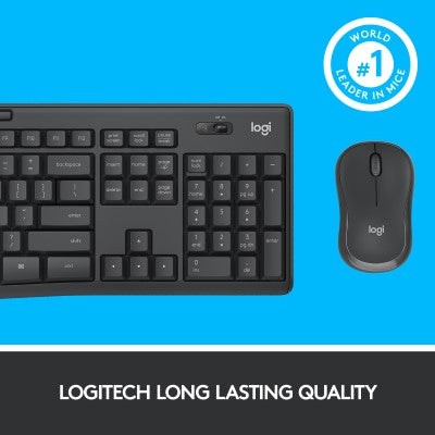 Logitech MK295 Silent Wireless Keyboard and Mouse Combo