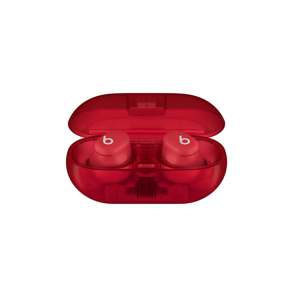 Beats Solo Buds - True Wireless Earbuds - Transparent Red