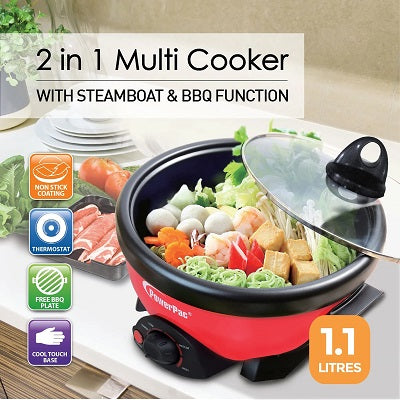 PowerPac Electric Hot Pot 1.1L