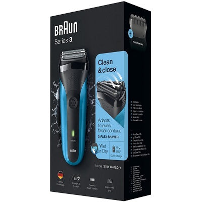 Braun Series 3 310s Rechargeable Wet&Dry Electric Shaver