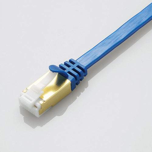 Elecom Flat LAN Cable 10m (Blue)