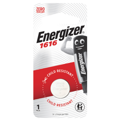 Energizer ECR 1616 1x3V Button Cell Battery