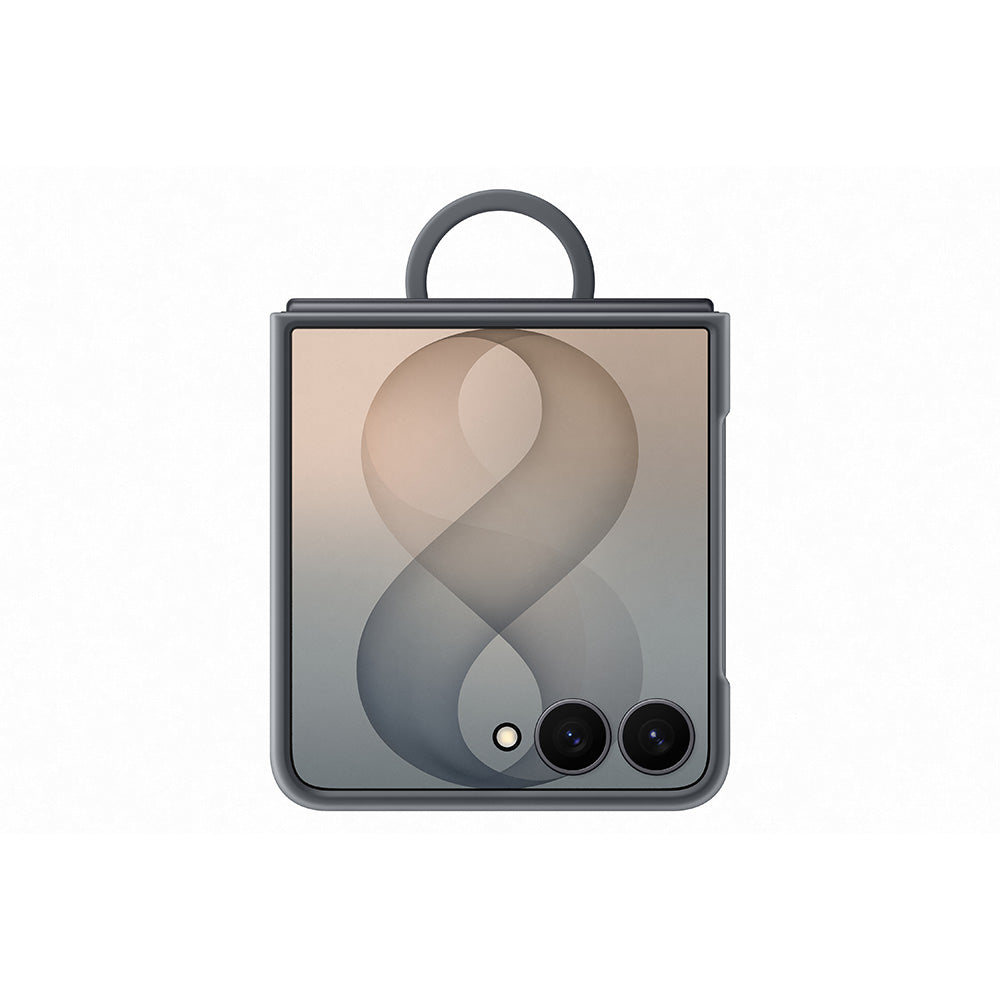 Samsung EF-EF776CBEGWW Galaxy Z Flip8 Silicone Ring Magnet Case - Graphite