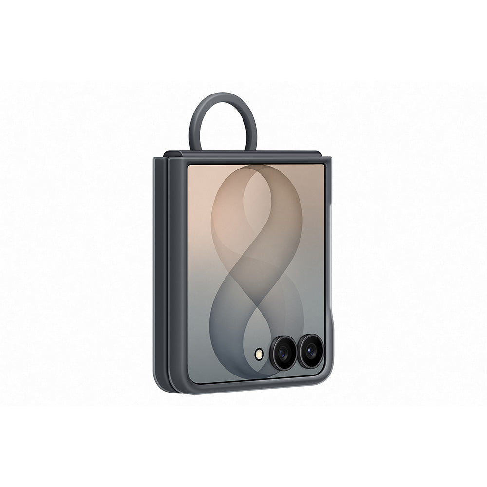Samsung EF-EF776CBEGWW Galaxy Z Flip8 Silicone Ring Magnet Case - Graphite