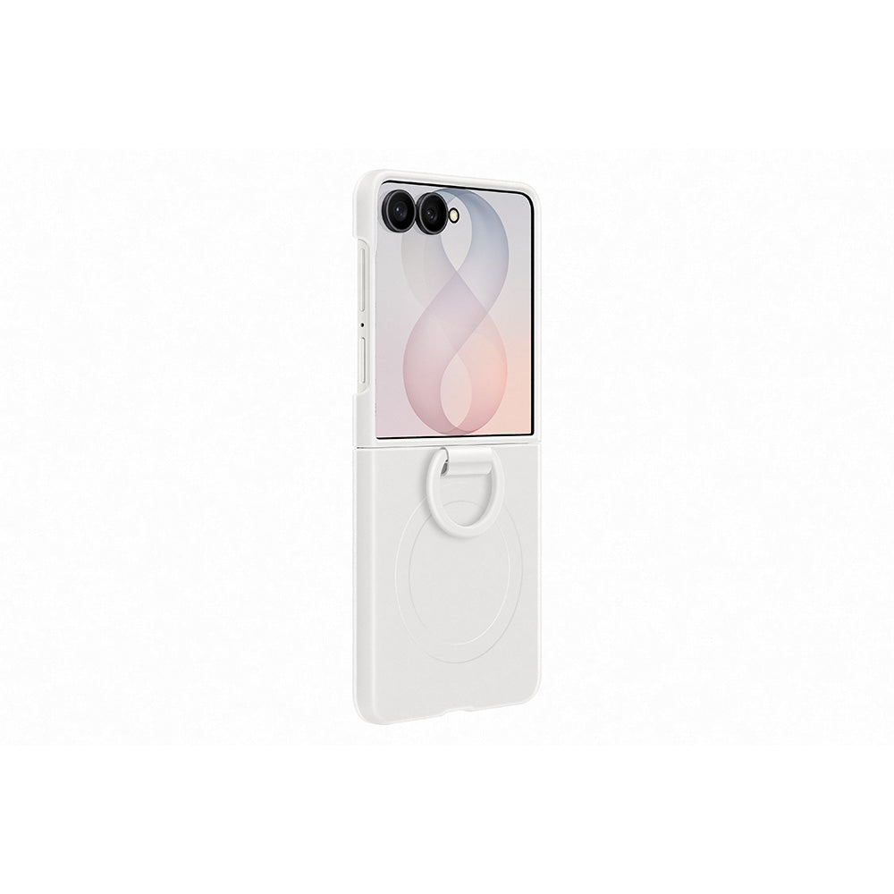 Samsung EF-EF776CWEGWW Galaxy Z Flip8 Silicone Ring Magnet Case - Cream