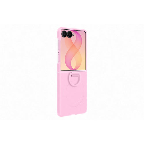 Samsung EF-EF776CVEGWW Galaxy Z Flip8 Silicone Ring Magnet Case - Pink