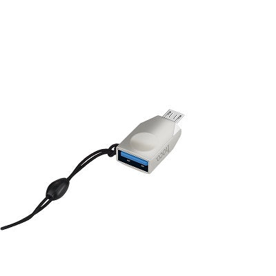 Hoco UA10 USB2.0 Micro OTG Adapter Pearl Nickel