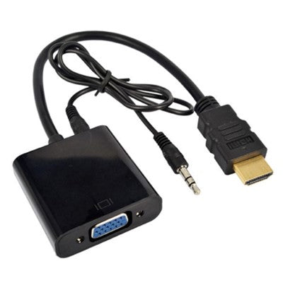Mitori HDMI to VGA Adapter with Audio Cable