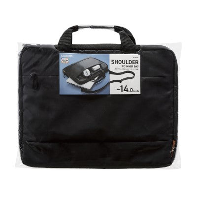 Elecom BM-IBS13BK Laptop Inner Case Shoulder Belt 14inch (Black)