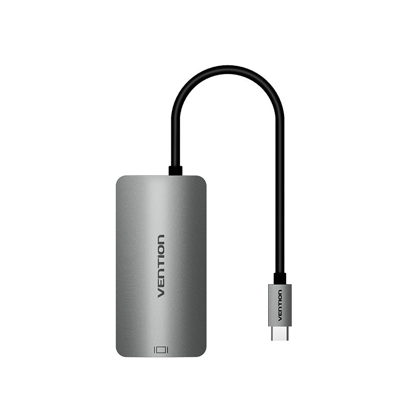 Vention CGIHA Type-C to HDMI+USB3.0 Adapter (Grey)