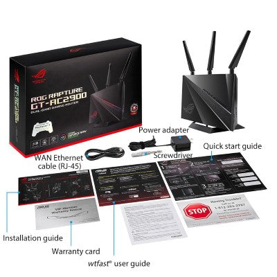 ASUS ROG Rapture GT-AC2900 Dual Band WiFi Gaming Router