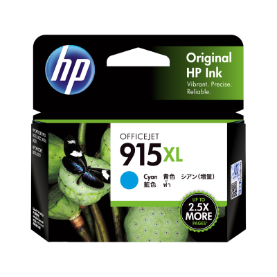 HP 915XL Cyan Original Ink Cartridge (3YM19AA)