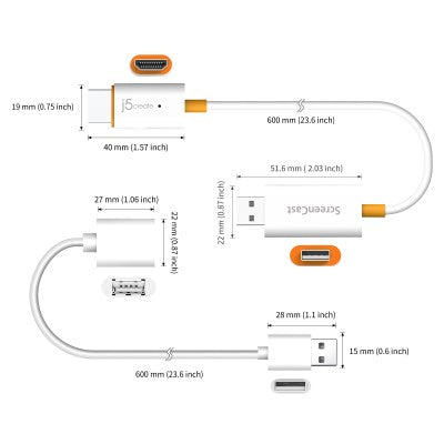 J5Create JVAW56 Screencast HDMI Wireless Display