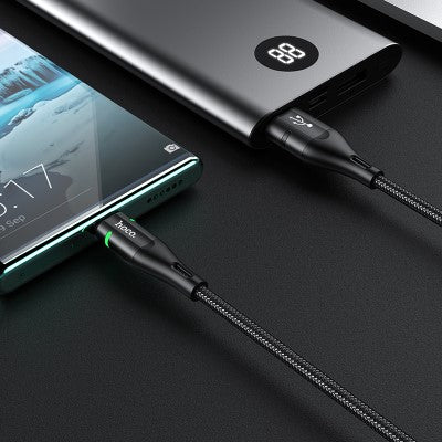 HOCO U93 Shadow Micro Charging Cable (Black)