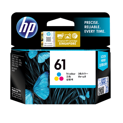 HP 61 Tri-Color Original Ink Cartridge (SD550AA)