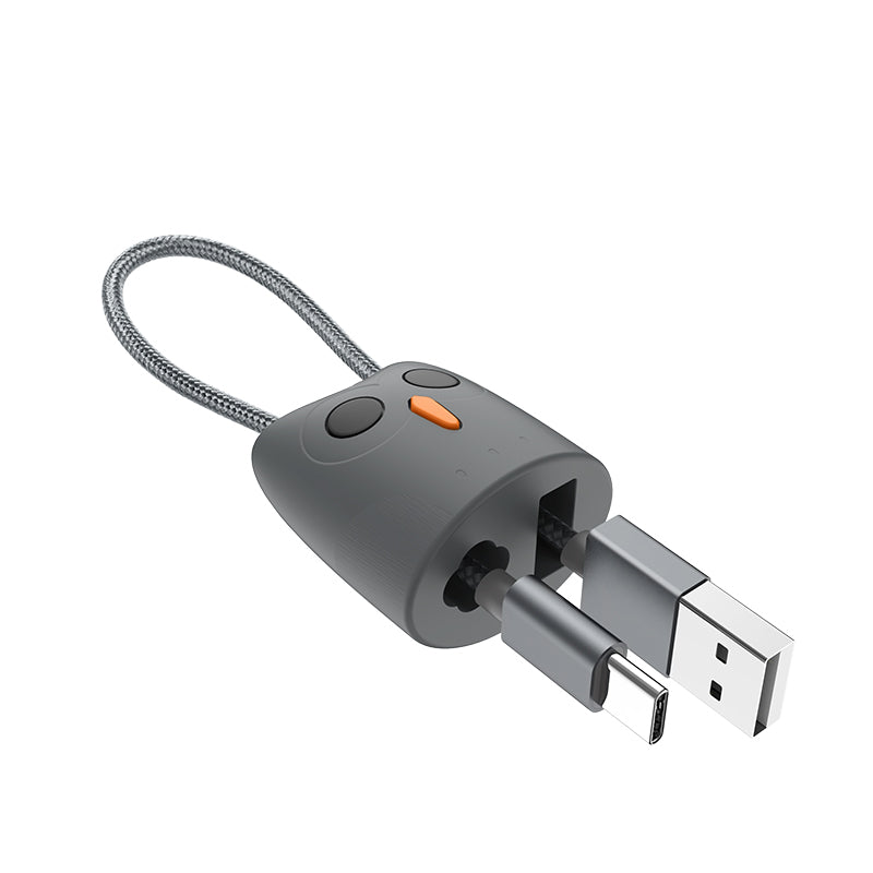 Hoco Kikibelife KX2 USBA to Type-C USB2.0 2.1A Cable1M (Grey)