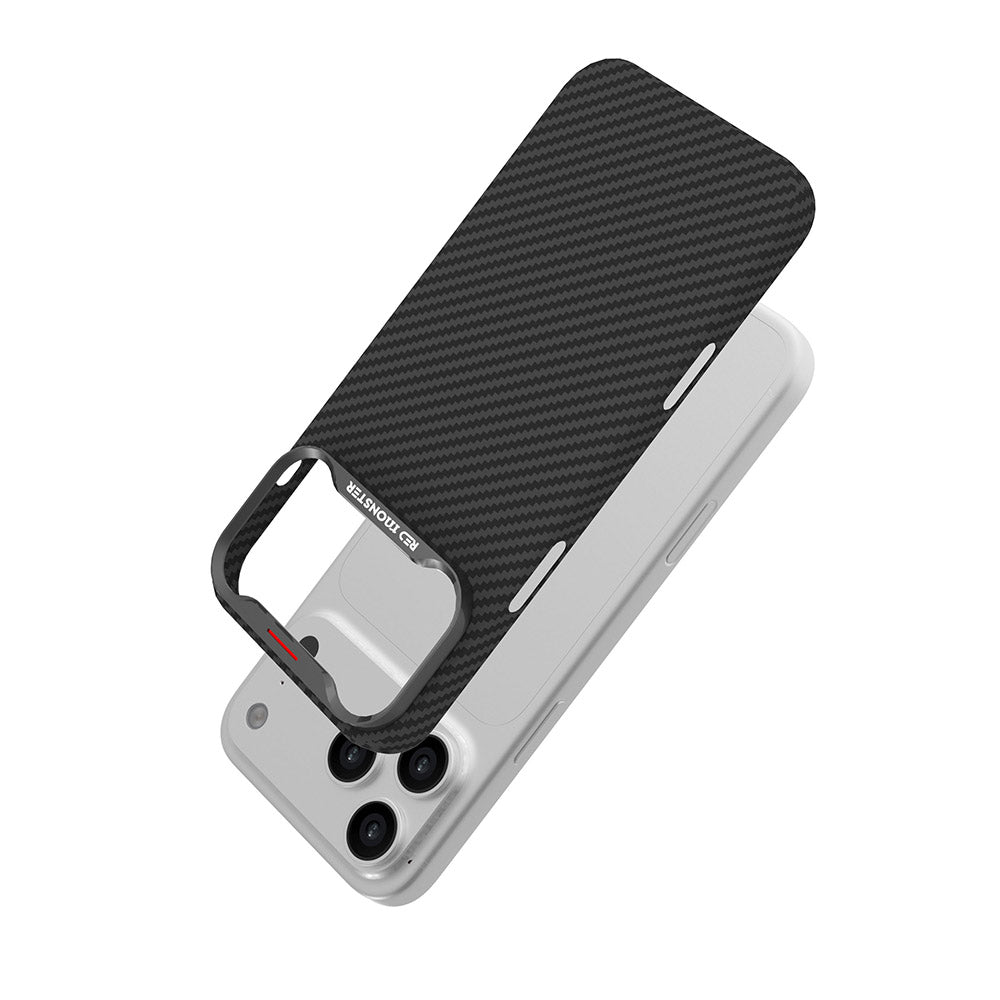 Redmonster iPhone 18 Pro Max (2026) Fibon M Aramid Fiber Black