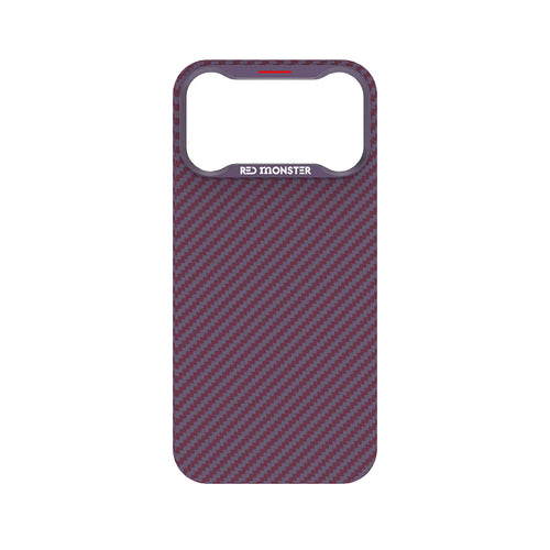 Redmonster iPhone 18 Pro Max (2026) Fibon M Aramid Fiber Burgundy