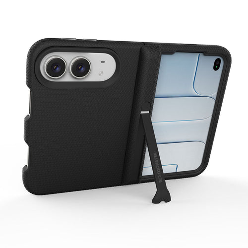 Redmonster iPhone 18 Duo (2026) Fibon M Book Stand Armour Black