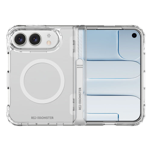 Redmonster iPhone 18 Duo (2026) Fibon M Book Stand Diamond Frost