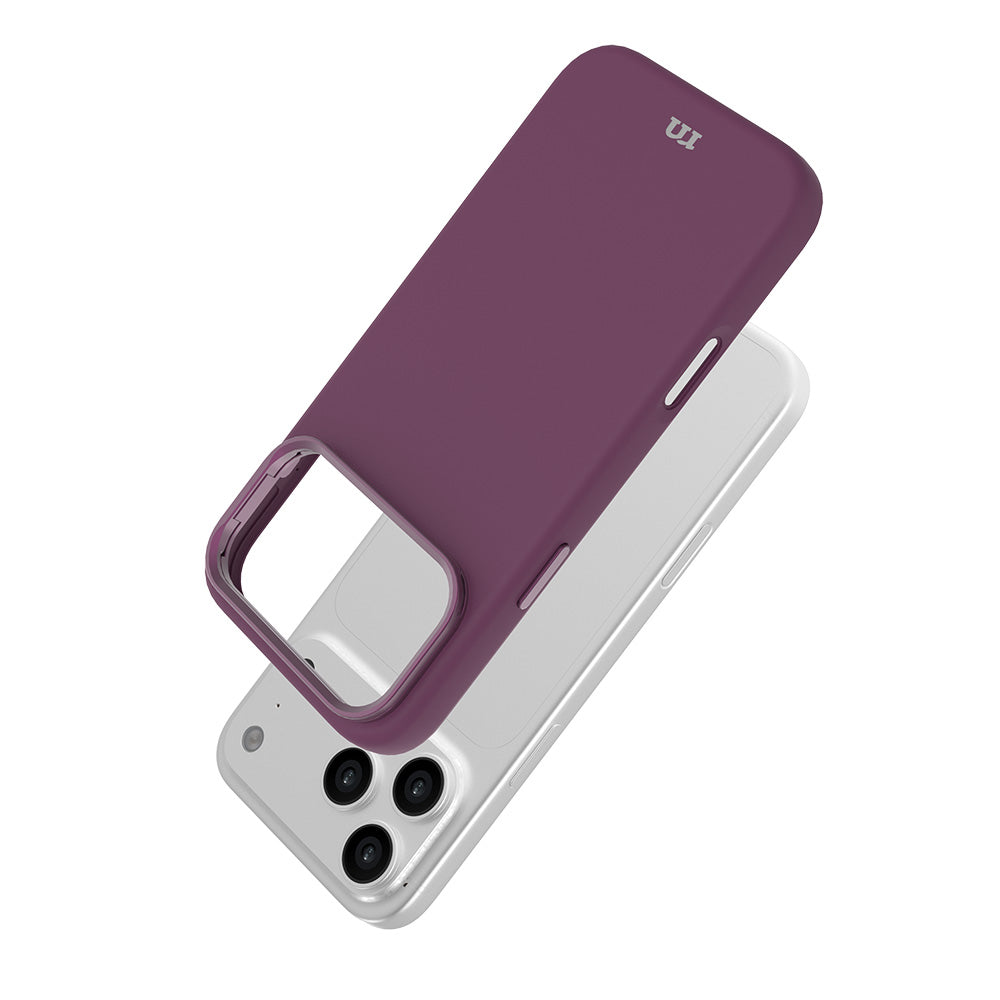Redmonster iPhone 18 Pro Max (2026) Fibon M Air Stand Soft Oca - Burgundy