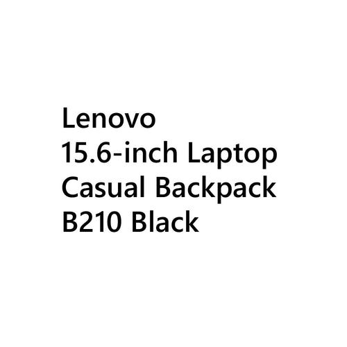 CS-FLB Lenovo 15.6-inch Laptop Casual Backpack B210 Black