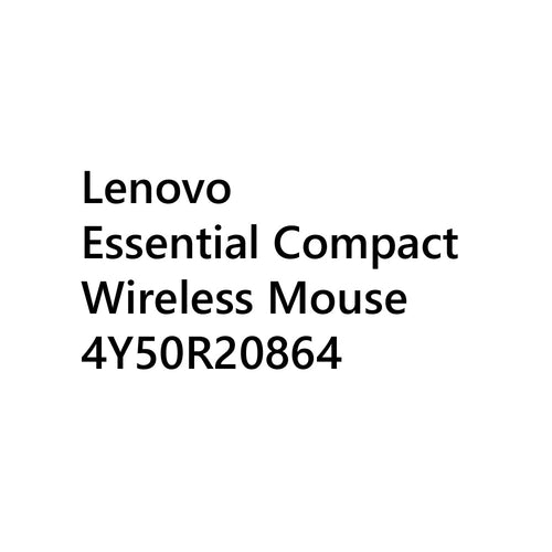CS-FLB Lenovo Essential Compact Wireless Mouse 4Y50R20864