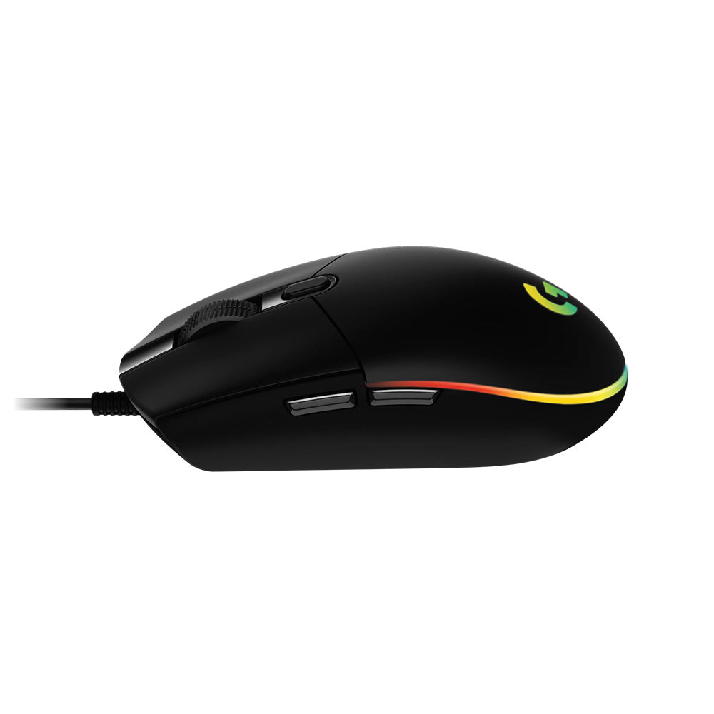 Logitech G203 Lightsync Wired Gaming Mouse - Black