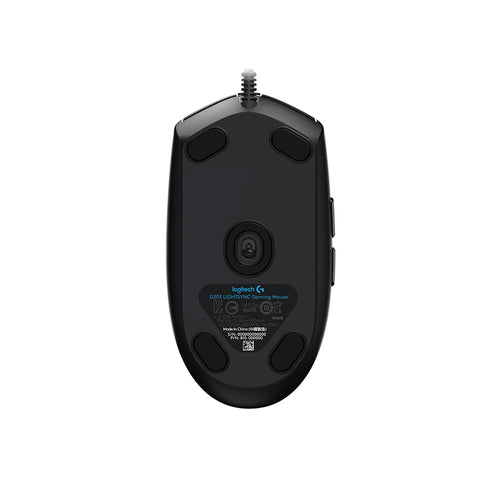 Logitech G203 Lightsync Wired Gaming Mouse - Black