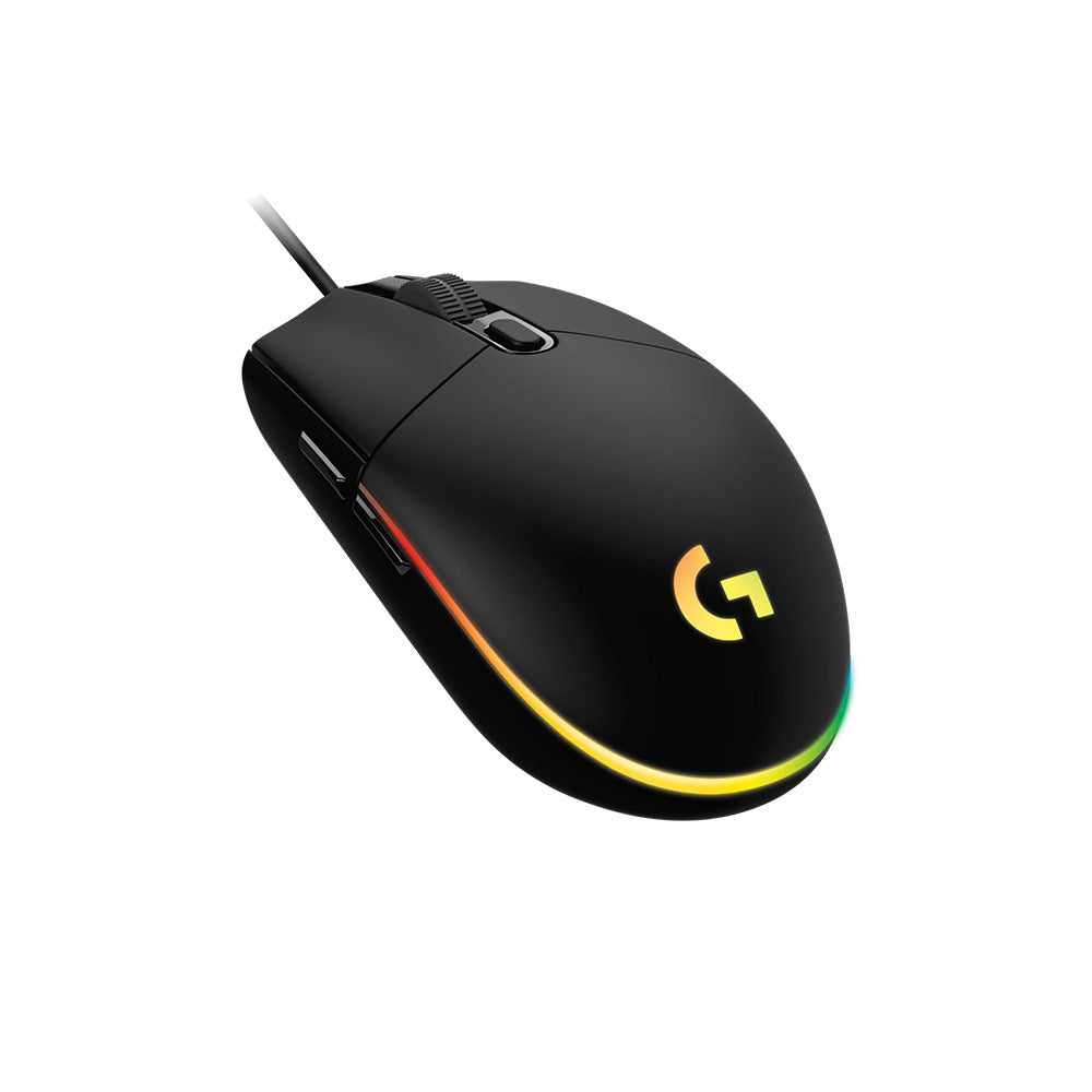 Logitech G203 Lightsync Wired Gaming Mouse - Black